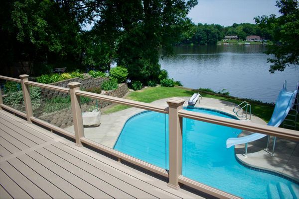 Custom deck in North West Indiana