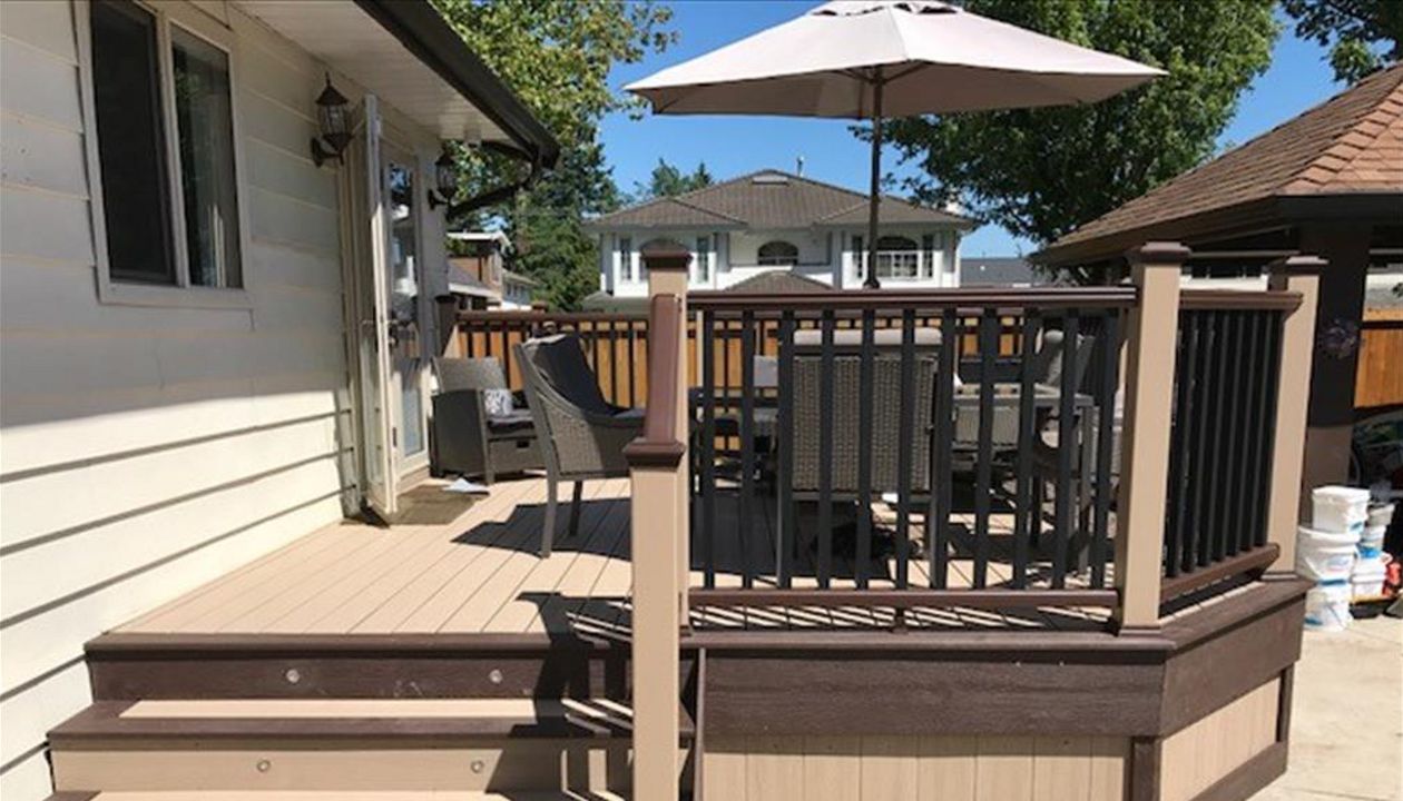 Trex Transcends Composite Deck with Trex Railing in Surrey Lower Mainland