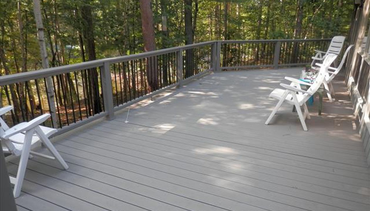 Trex low-maintenance composite deck, Wisconsin