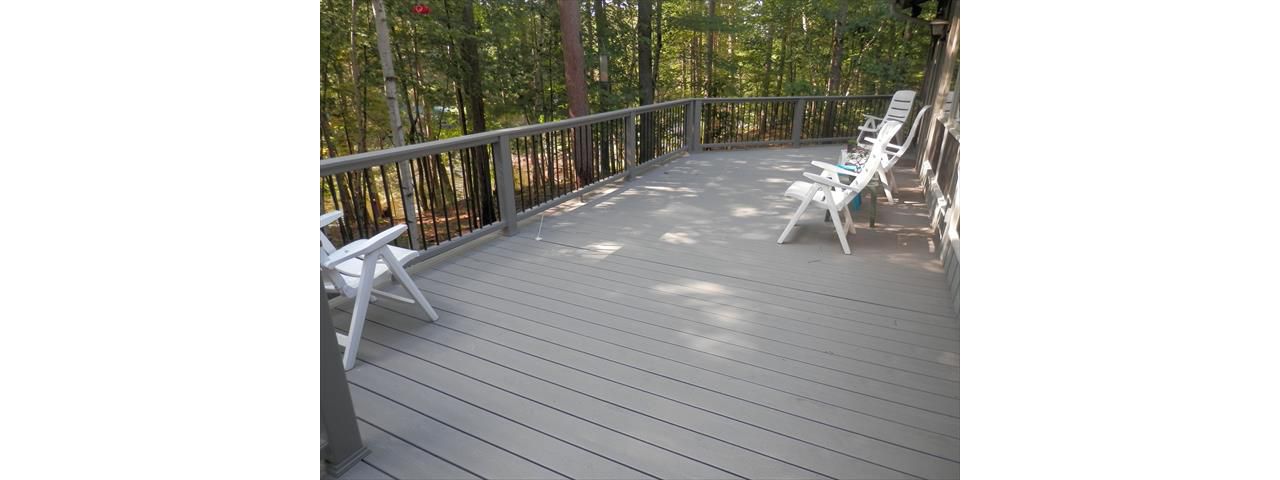 Trex low-maintenance composite deck, Wisconsin