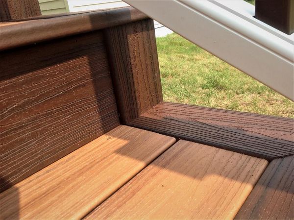 Le finis des marches de haute qualités