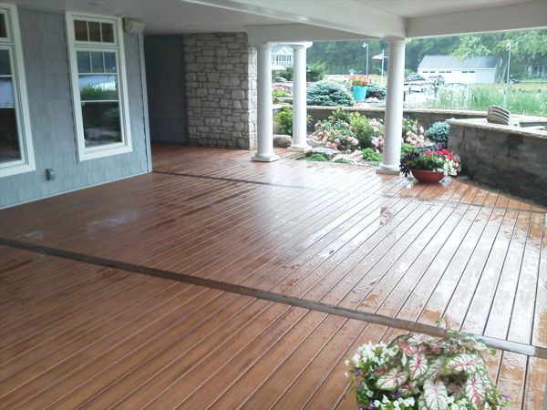 Trex Tiki Torch and Vintage Lantern In Lay in Brick NJ