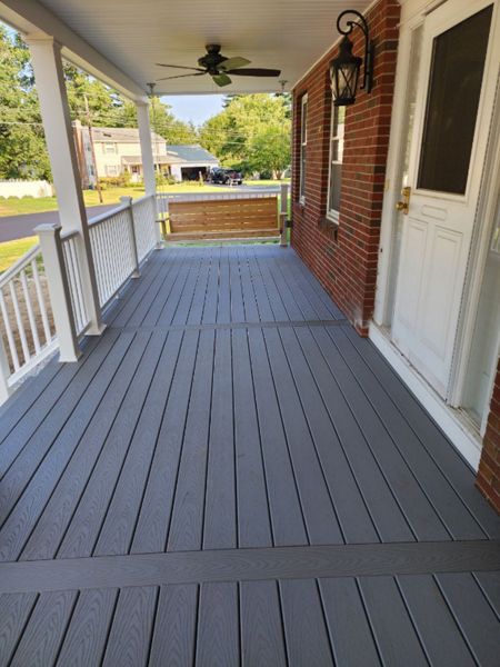Pebble Grey Farmers porch
