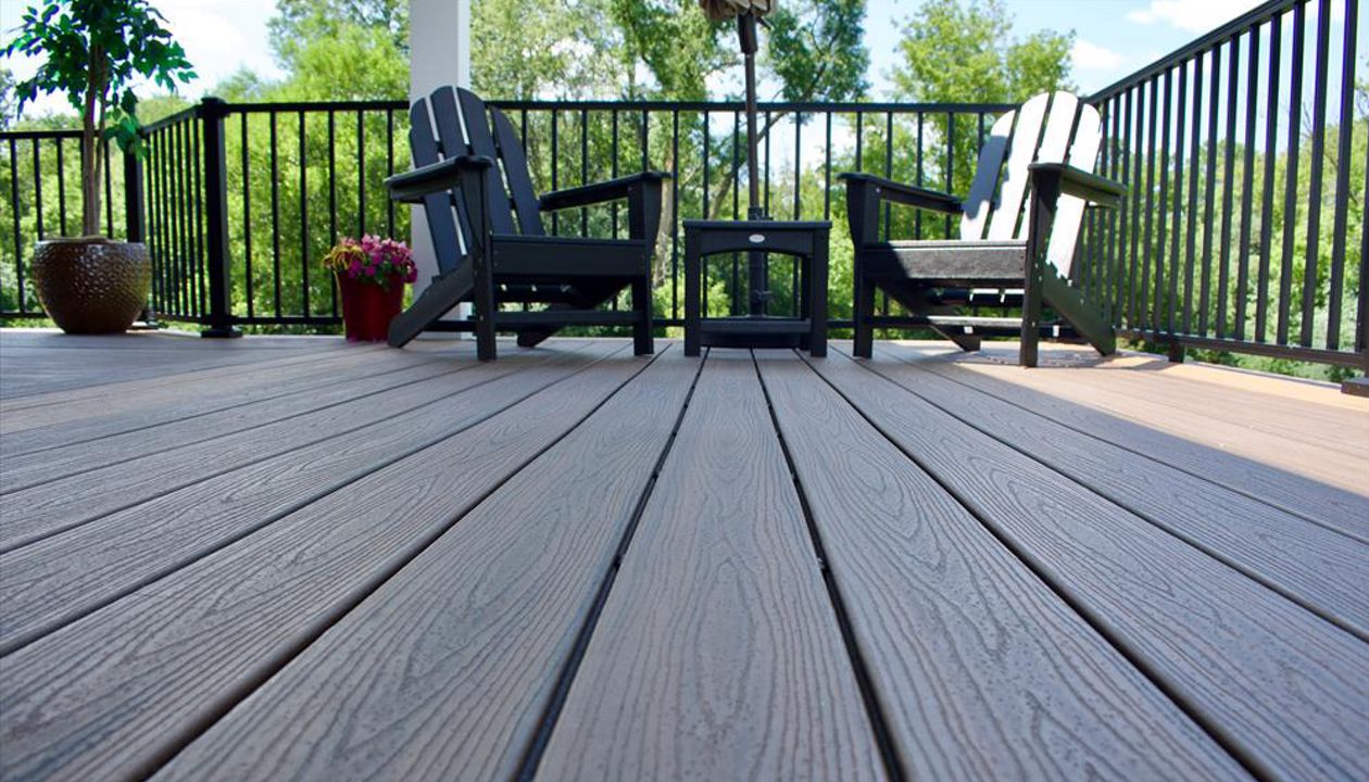 Trex furniture and Transcend decking.