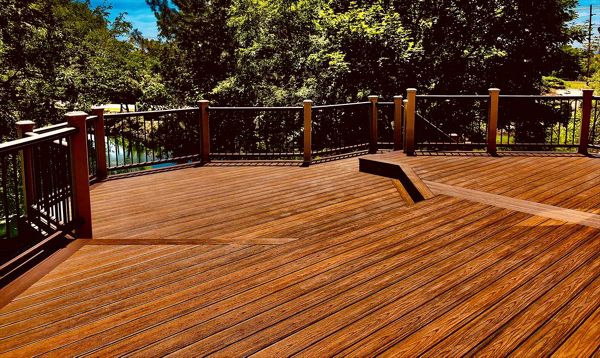 Trex Transcend Decking with Trex Transcend Railing