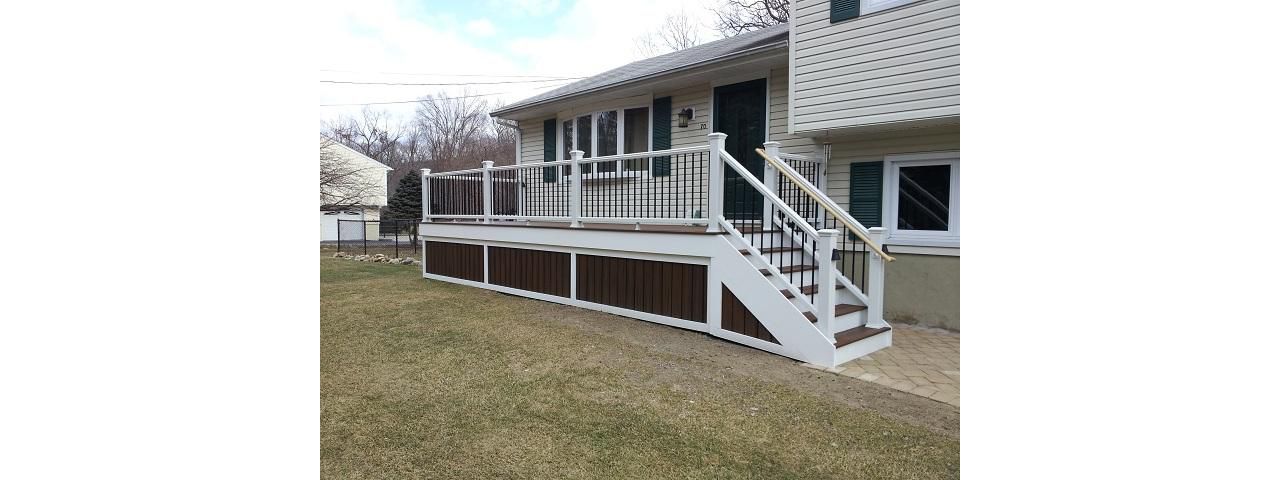 Spiced Rum with custom skirting panels in Ringwood, NJ