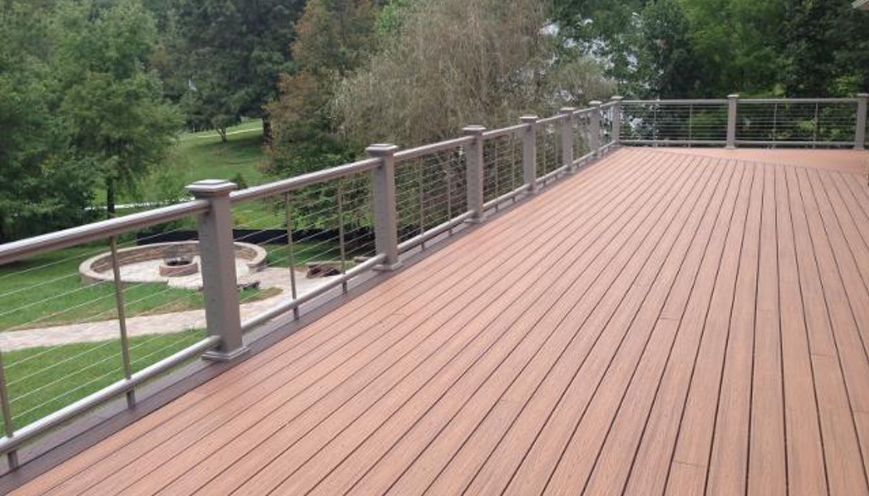 Trex with Feeney Cable Rail