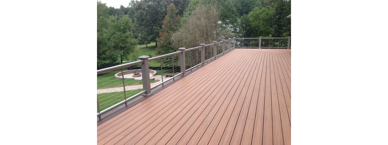 Trex with Feeney Cable Rail