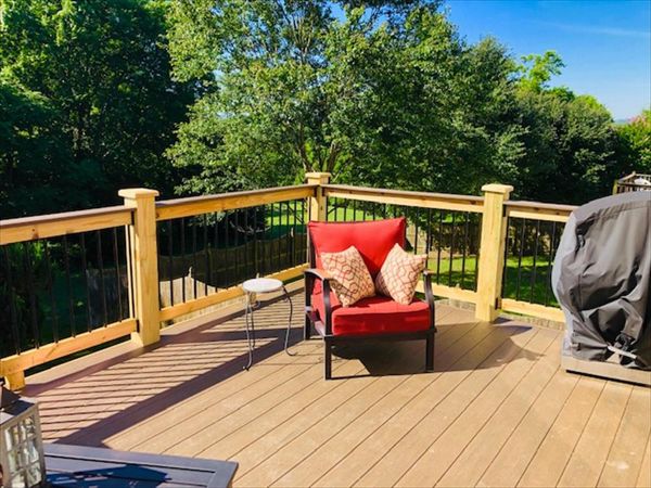 Trex Enhance Naturals Coastal Bluff decking in Nashville, TN