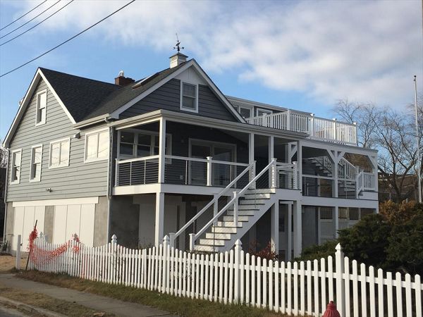 Lift/Renovation adding 2 tier deck