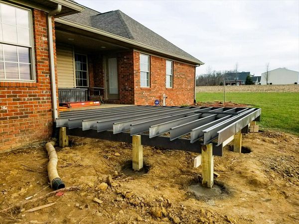 Trex Elevations steel deck framing