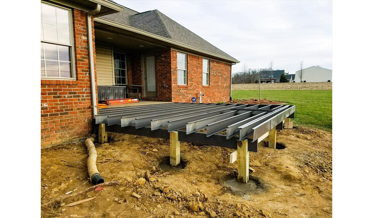 Trex Elevations steel deck framing