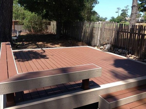 Trex Deck, Tree House w Gravel Path