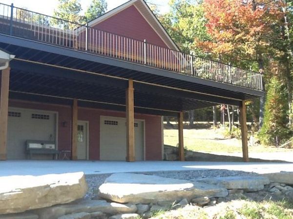 Trex Select Saddle deck &amp; Elevations in Zirconia, NC