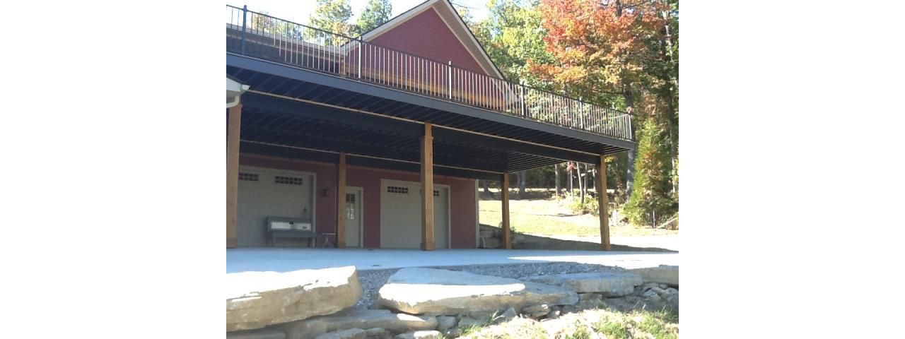 Trex Select Saddle deck &amp; Elevations in Zirconia, NC