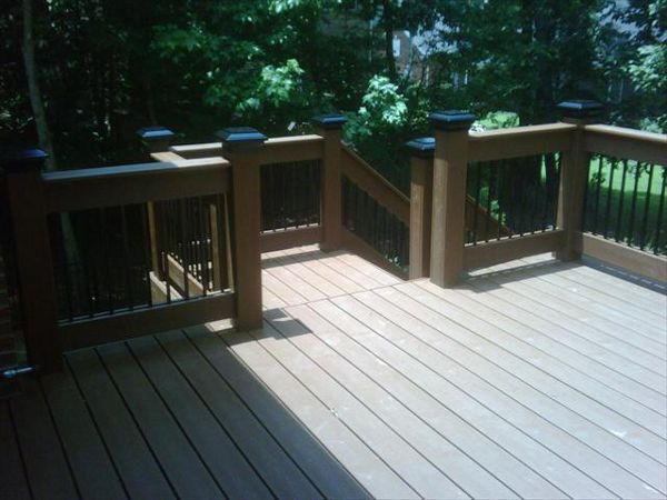 Posts wrapped with Trex Transcend fire pit