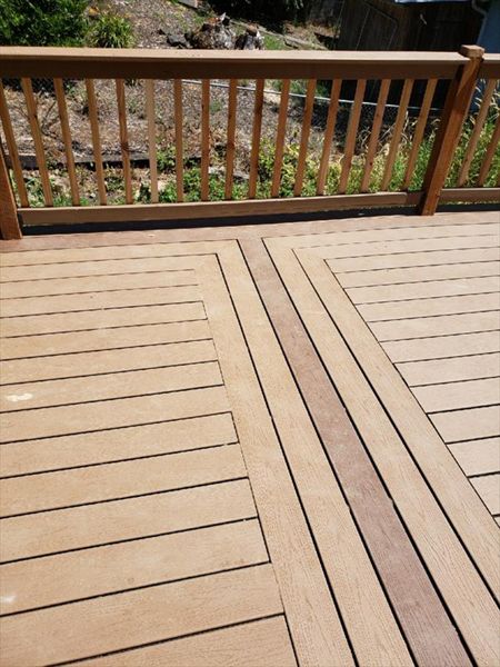 Unique breaker board in Trex Enhance