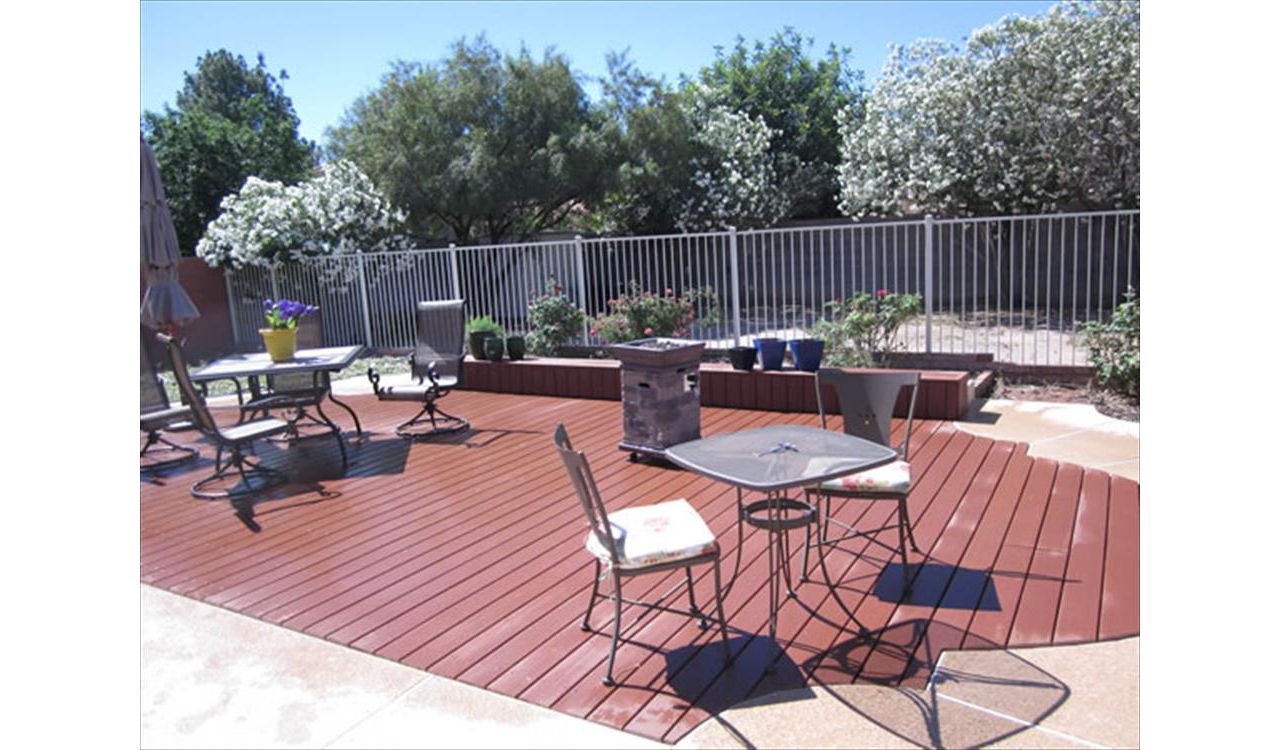 Trex Decking around pool