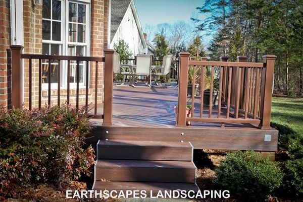 Trex Lava Rock fascia finishes the look