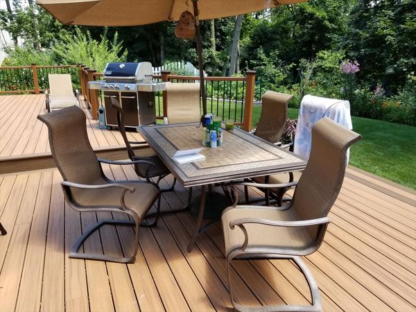 Custom Trex Deck in Gillette NJ