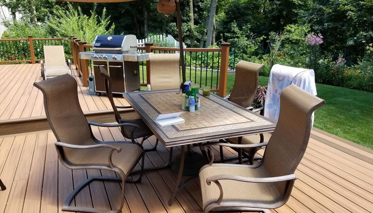 Custom Trex Deck in Gillette NJ