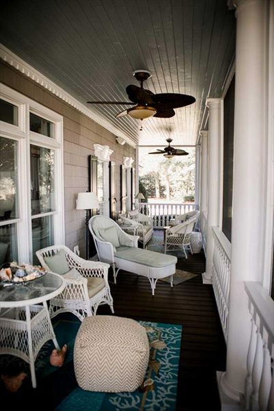 Wonderful Trex sitting area to relax out of the sun.