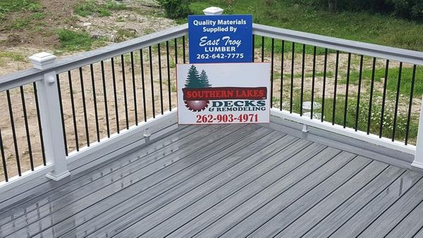 Trex attached house deck - View 2