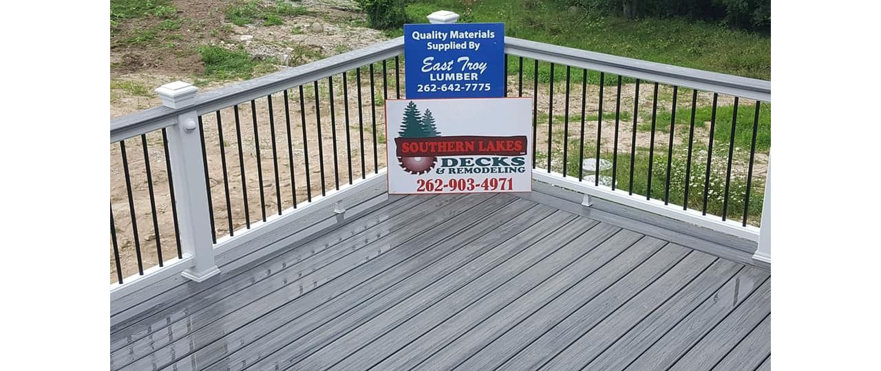Trex attached house deck - View 2