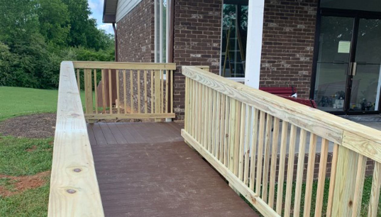 Wheelchair ramp at Central Alliance Church