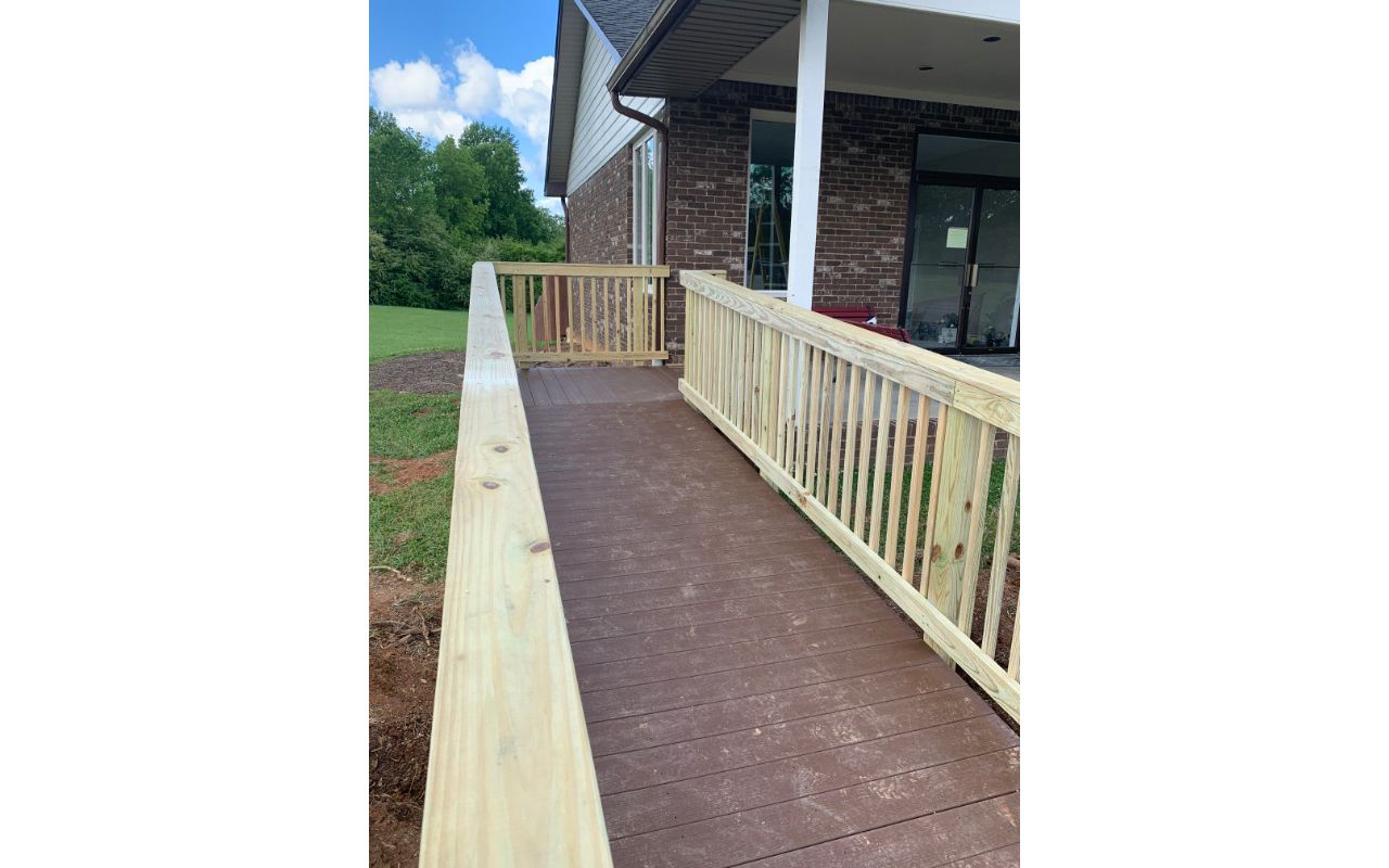 Wheelchair ramp at Central Alliance Church