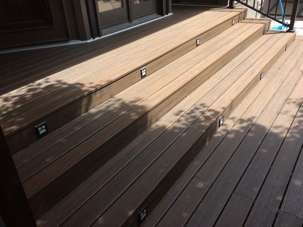 Trex Transcend Spiced Rum decking in Wichita, KS