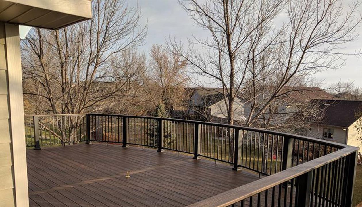 Trex Transcend Spiced Rum Decking in Sioux Falls, SD