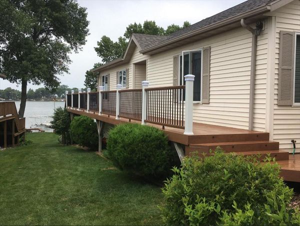 Tiki Torch Transcend decking