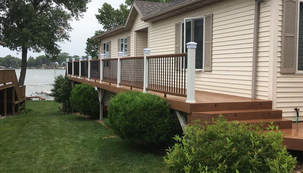 Tiki Torch Transcend decking