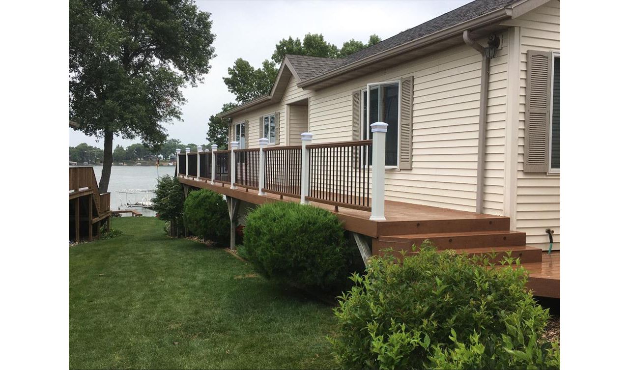 Tiki Torch Transcend decking