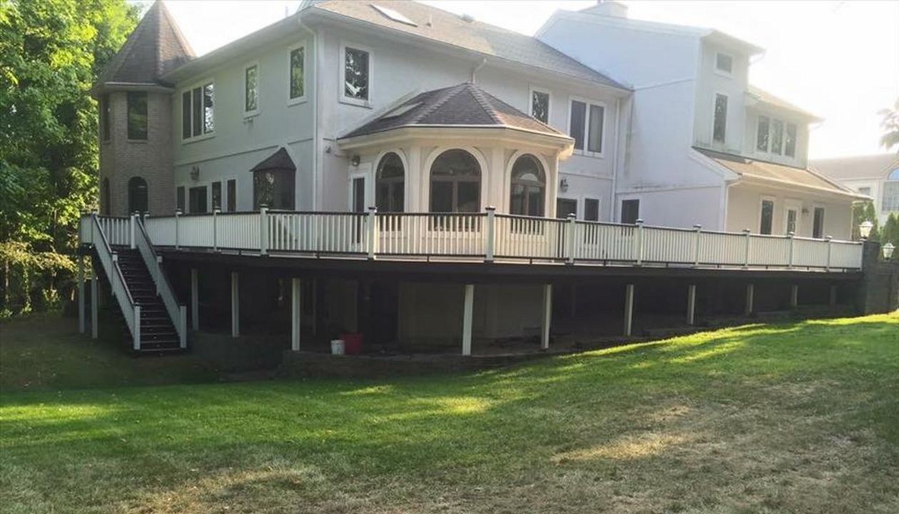 Custom Trex Deck in Montvale New Jersey
