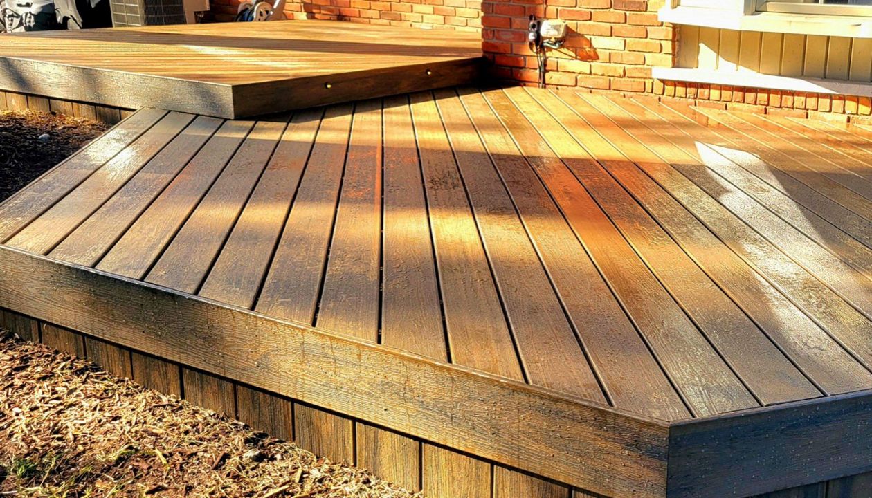 Trex Enhanced Coastal Bluff deck in Grosse Pointe, MI