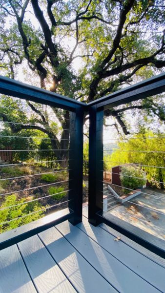 Los Altos, Ca. Trex Deck and Railing Corner