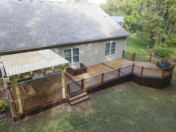 Trex Deck and Rail in Mt. Zion IL.