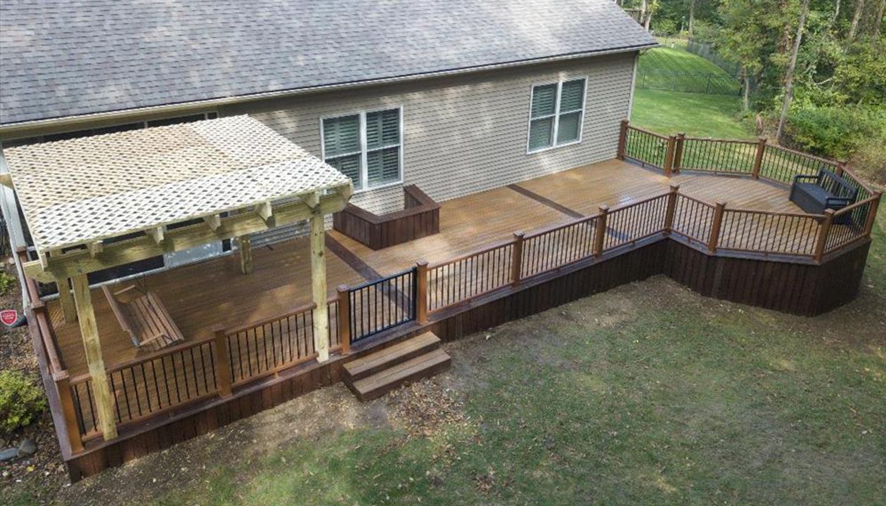 Trex Deck and Rail in Mt. Zion IL.