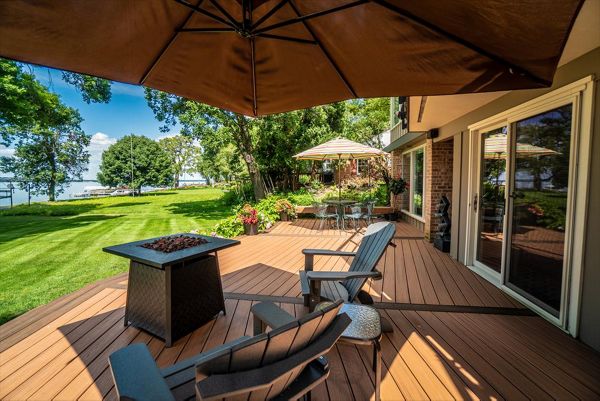 A lake side view usually means annual maintenance on your deck. With Trex Transcend, maintaining your deck means sitting in your chair and reading a book while enjoying the great outdoors.