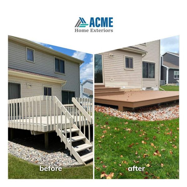 Before and After Trex projects