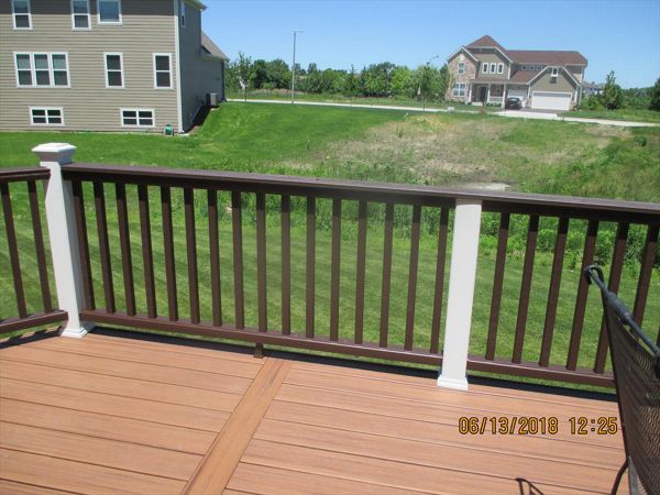 Trex Deck with Parterboard