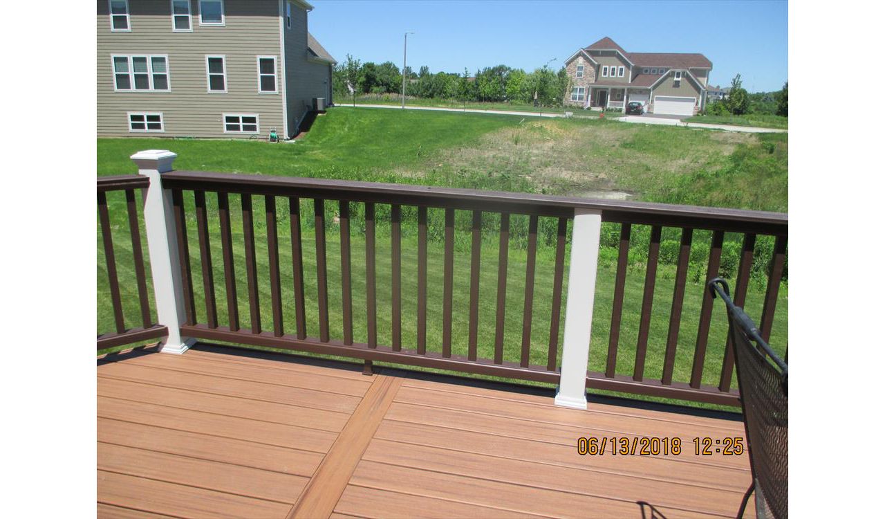 Trex Deck with Parterboard