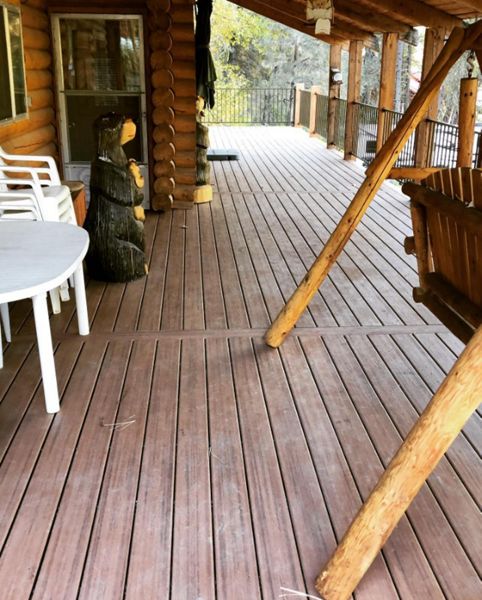 Deck rebuild with Trex Tiki Torch