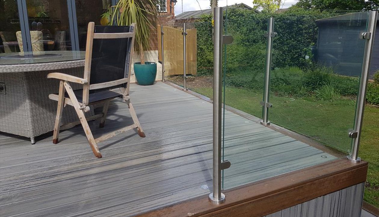 Trex Transcend Spiced Rum outer field. Trex Transcend Island Mist main area. Project in Womenswold