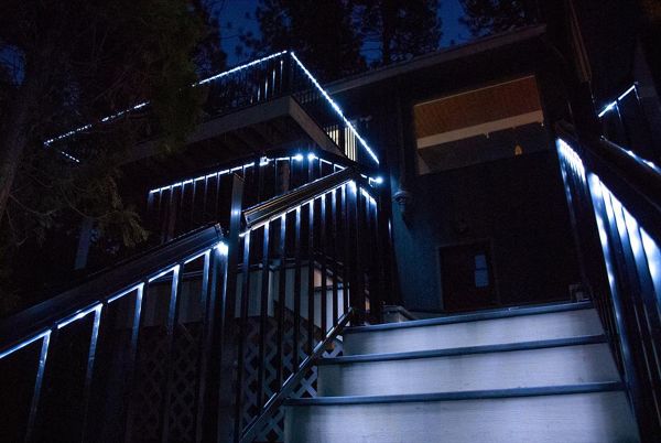 Foggy Wharf Trex Deck Stairway and Balcony