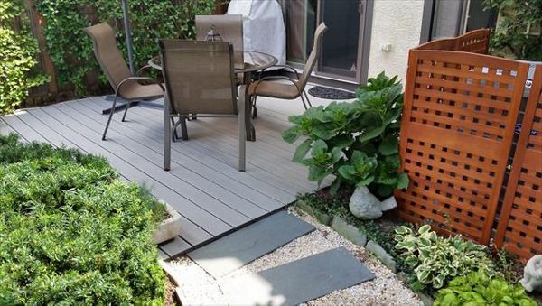 Intimate area created in Blue Bell Pa. in HOA development