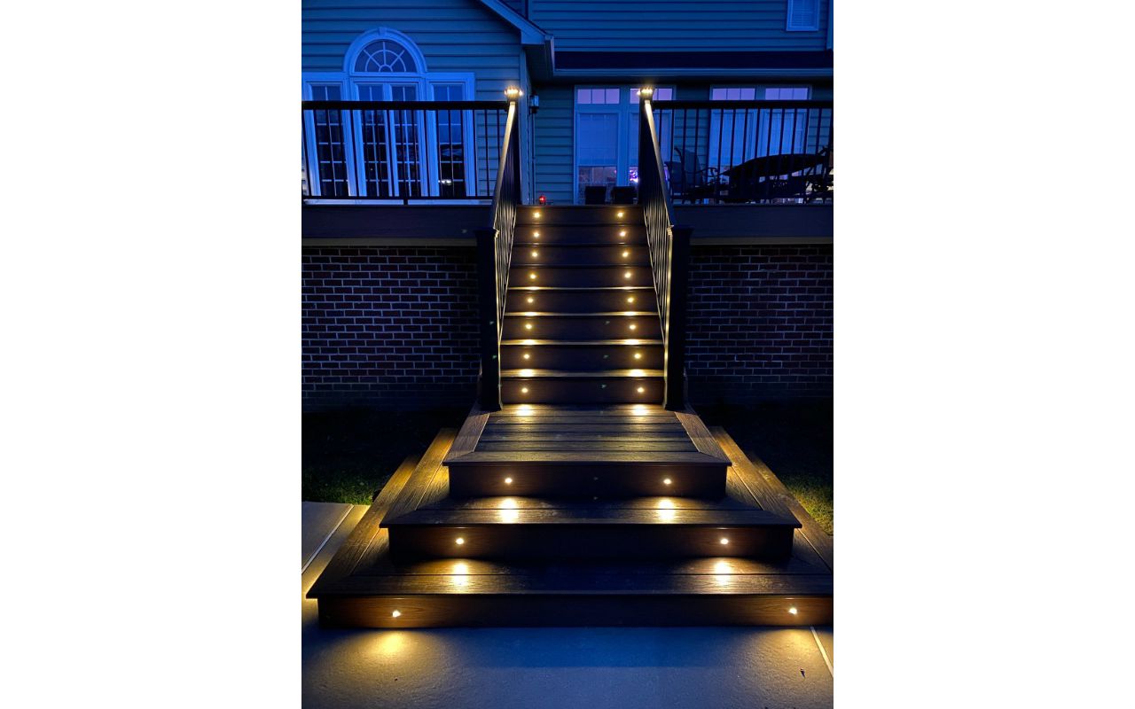 Trex Stair lighting and decking an Baltimore County