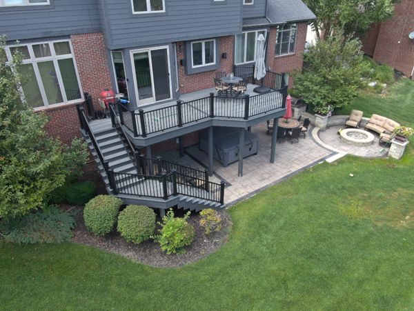 Affordable Trex deck in Northville
